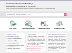 FinAPU Firmenbuch: Öffentliche Unternehmensdaten strukturiert und kostenfrei verfügbar