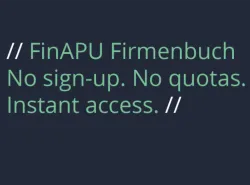 FinAPU Firmenbuch öffnet kostenfreien Zugang zu strukturierten Firmenbuchdaten